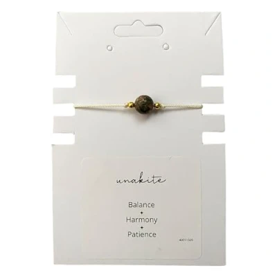 Image of VIE Single Bead Wristlet (Unakite)