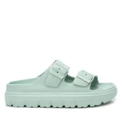 Image of XTI Women&#039;s 142550 Flat Sandal, Aqua, 6.5 UK