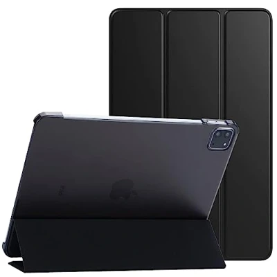 Image of PROTech Smart Case for iPad Pro 11 Inch, 2022/2021/2020 18 Model, Slim Stand Hard Back Shell Cover with Auto Wake/Sleep (Black)