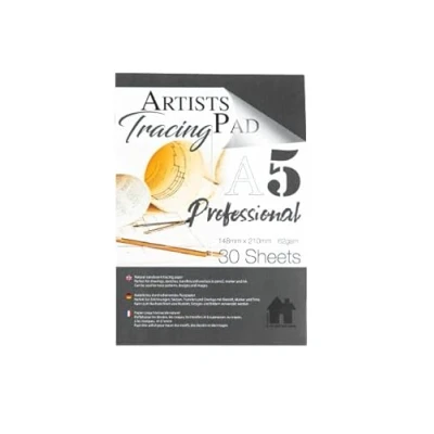 Image of A5 Professional Tracing Paper Pad 62gsm 30 Sheets Twin Pack