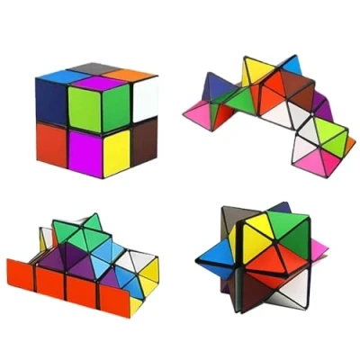 Image of Magic Cube 2 in 1,Children&#039;s Intellectual Development,Infinity Cube,Relax,Interesting Birthday,Christmas,Anniversary 3D Gifts