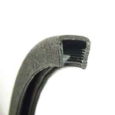 Image of Large PVC Rubber Edge Protective Trim Fits 6 12mm Priced Per Metre