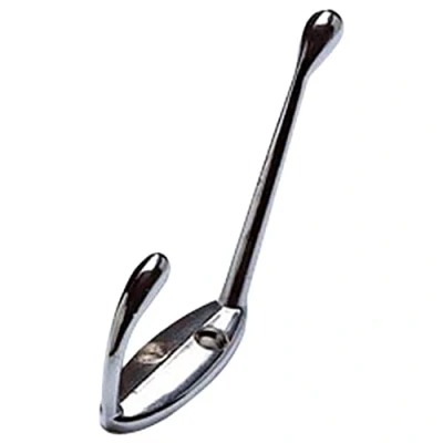 Image of Merriway® BH01126 (2 Pcs) Chrome Plated Hat and Coat Hooks Pack of 2 Pieces