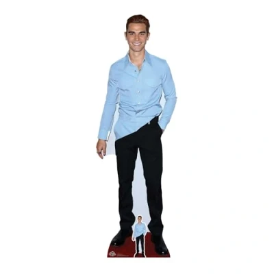 Image of Star Cutouts Ltd CS790 KJ APA Lifesize Cardboard Cutout/Stand Up with Free Mini Standee 178cm Tall Perfect for Friends, Family and Fans, Solid, Multicolour, Regular