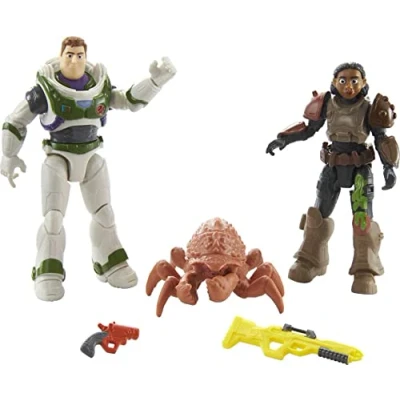 Image of Disney and Pixar Lightyear Toy Figures Accessories, Set with Izzy Buzz figures, Bug Weapons, Space Rangers Defense, Collectibles, HHY15