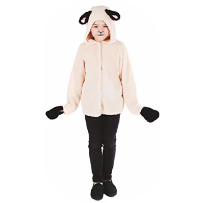 Image of Fun Shack Nativity Sheep Costume for Kids, Child Costume, Kids Costumes Children, Large
