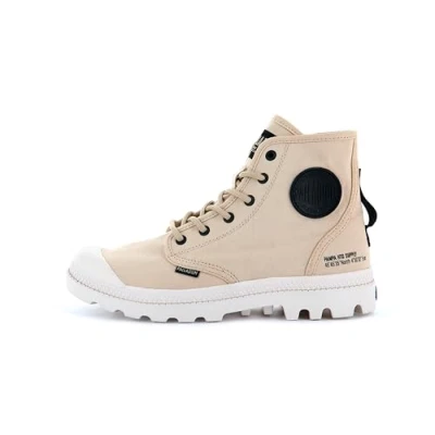 Image of Palladium Pampa Laceup ankle boots, Men&#039;s, Size: 9.5, Desert Cotton