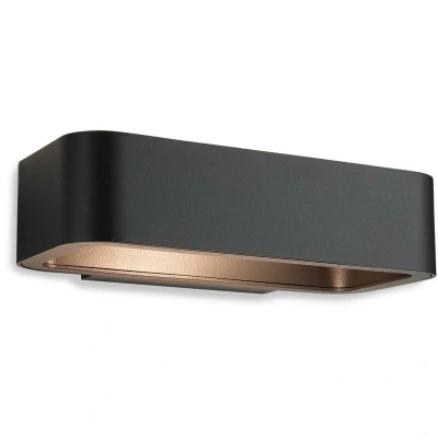 Image of Sofia LED 1 Light Outdoor Wall Graphite IP54