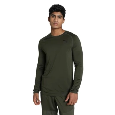 Image of PUMA Formknit Seamless LS Tee Dark Olive