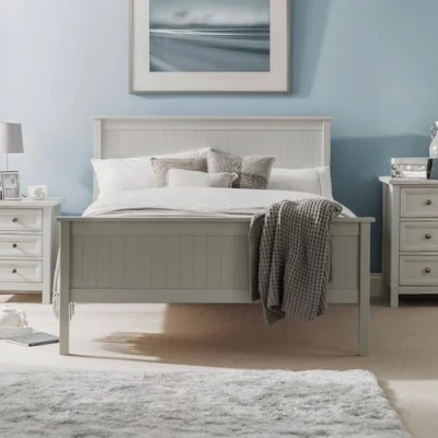 Image of Julian Bowen Maine 90CM Bed, Wood, Dove Grey, Single