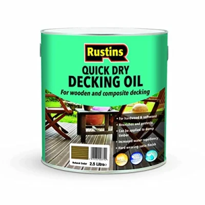 Image of RUSTINS Decking Oil Natural Cedar 2.5L