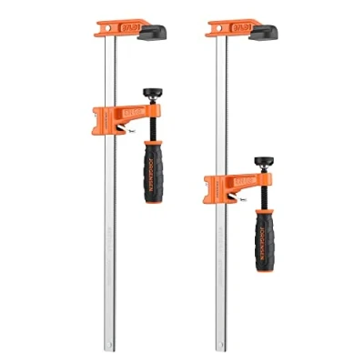 Image of JORGENSEN 300mm Professional Woodworking Clamps 2 Pack, Quick Release for Wood, F Set