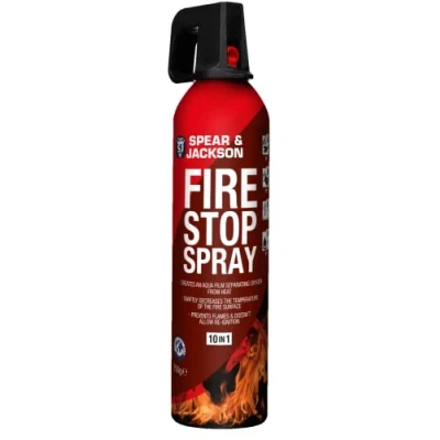 Image of Spear and Jackson 750g fire Stop Spray 10 in 1 extinguisher Non toxic, stain resistant, (SJ6667)