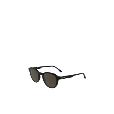 Image of Lacoste Man L6052S 001 Sunglasses Bio inject Black Squared Normal