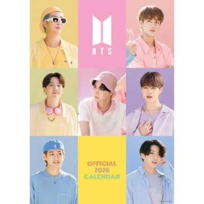 Image of BTS A3 Calendar 2026
