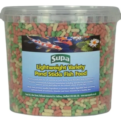 Image of Supa Lightweight Variety Pond Sticks 300 grams, Premium Quality Fish Food Offering A Nutritionally Balanced Diet