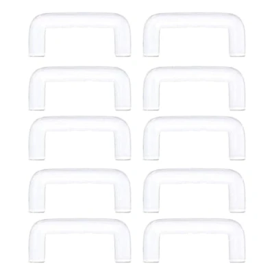 Image of Hyclam 10pcs Transparent Septum Rings Retainers U Shaped Piercing Hider Flexible Acrylic Nose Ring Retainer Body Jewelry