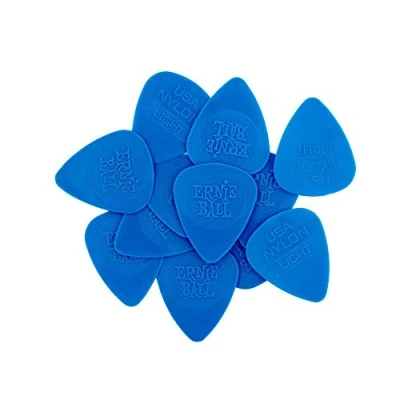 Image of Ernie Ball Thin Injection Molded Nylon Picks 0.53mm bag of 12