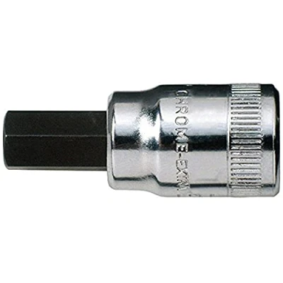 Image of Bahco 6709M 8 1/4 Inch Socket Driver for Hex Head Screws, Silver/Black, mm
