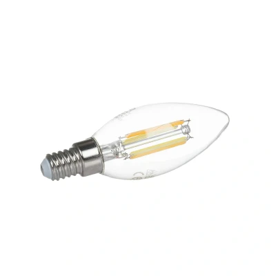 Image of LUUMR Smart LED candle bulb clear E14 4.2W Tuya WLAN CCT
