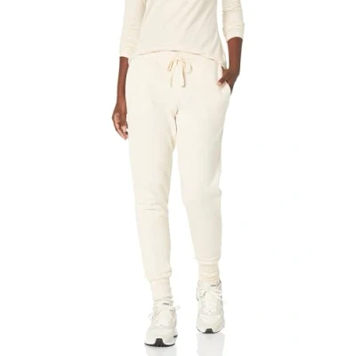 Image of Amazon Essentials Women&#039;s Fleece Cuffed Jogging Bottoms (Available in Plus Size), Oatmeal Heather, XL
