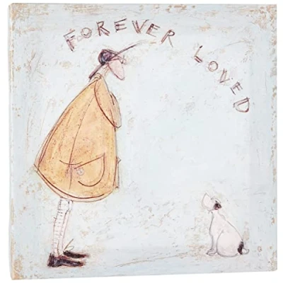 Image of Pyramid International Sam Toft (Forever Loved) Canvas Print 30x30cm, Multi, 30 x 30cm