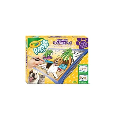 Image of CRAYOLA Pets Light Up tracing Pad, Toys for Kids, Gift Girls &amp; Boys, Age 6+,Gifts Pet Lovers