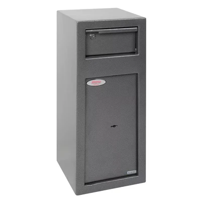 Image of Phoenix Safe Company SS0992KD Cashier Day Deposit Security Key Locking Twin Bolts Metallic Graphite Finish 19 Litre Capacity 17kg