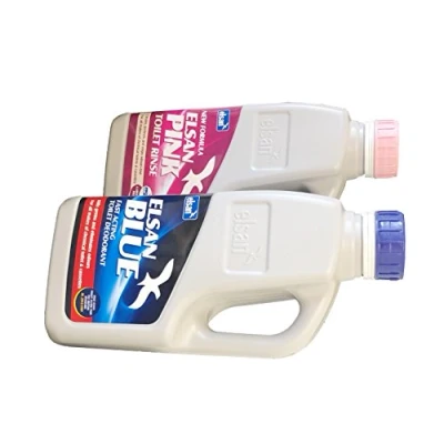 Image of Elsan Blue &amp; Pink Twinpack 1ltr (K4)