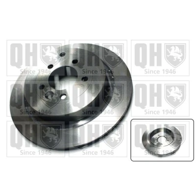 Image of BDC5735P Brake disc QUINTON HAZELL BDC5735 350mm 20mm 5 Vented LAND ROVER: Range Rover Sport, Discovery 4, 3
