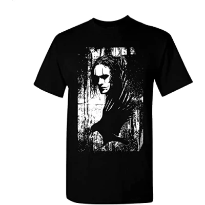 Image of The Crow T Shirt Eric Draven Brandon Lee Horror Vintage Movie Black XXL