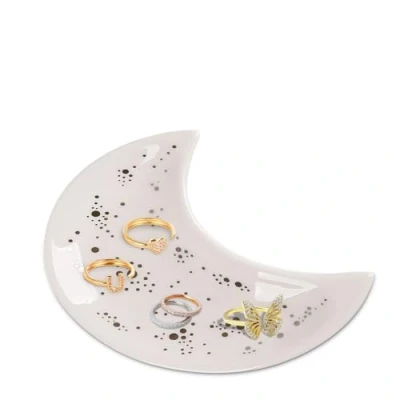 Image of Trinket Dish,Moon Gifts for Women Ring Dish,Ring Holder,Trinket Dish Gift Mum,Jewellery Dish,Jewellery Tray,Mother&#039;s Day Birthday Valentines Christmas Friend Teacher(Whtie)
