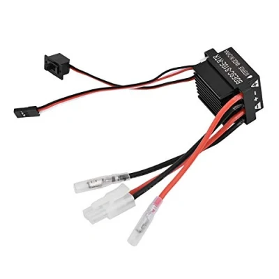 Image of Drfeify RC Car/Boat ESC, 320A Brushed ESC Electronic Speed Controller with Brake Accessory for Boat Car