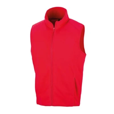 Image of Result Microfleece Gilet, Red, X Large. R116X