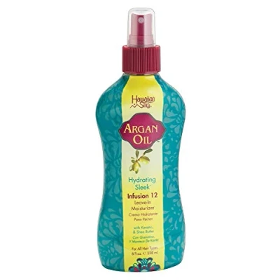 Image of Hawaiian Silky Argan Oil Infusion 12 Leave In Conditioner (8oz)