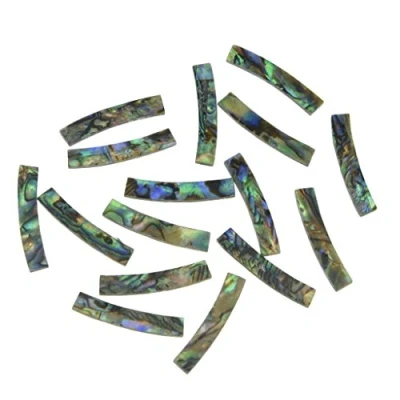 Image of Dopro Guitar Rosette Paua Abalone Shell Curved Strips Sound Hole Inlay Dimension 110mm*4mm*1.5mm