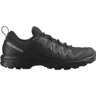 Image of SALOMON Men&#039;s X Braze Gore Tex Hiking Shoe, Black/Black/Phantom, 11 UK