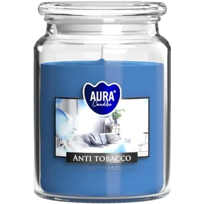 Image of BISPOL Large Scented Candle in a Jar with Lid 100 Hours Burning Diameter 9.9 cm and Height 14 Anti Smoke Aroma