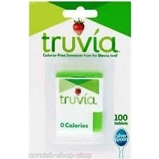 Image of 2 x Silver Spoon Truvia Sweetner Tablets (100 per pack 5g) by
