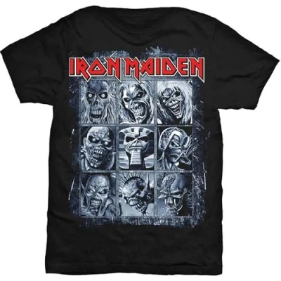 Image of Iron Maiden Men&#039;s Nine Eddies T Shirt, Black, XX Large