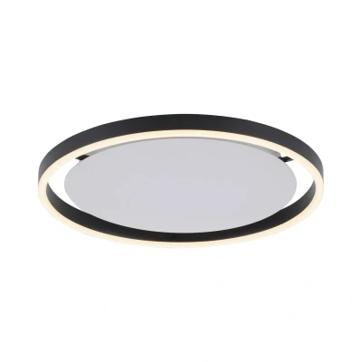 Image of JUST LIGHT. LED ceiling light Ritus, Ø 39.3cm, anthracite