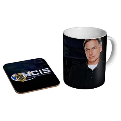 Image of Jethro Gibbs NCIS Ceramic Coffee MUG + Coaster Gift Set …
