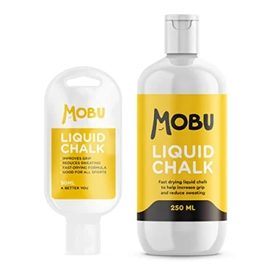 Image of MOBU Liquid Chalk 50ml Hand for Sweat Free Hands Superior Grip Weightlifting, Gymnastics, Rock Climbing, Bouldering, Pole Dancing and Fitness, CrossFit, Bodybuilding