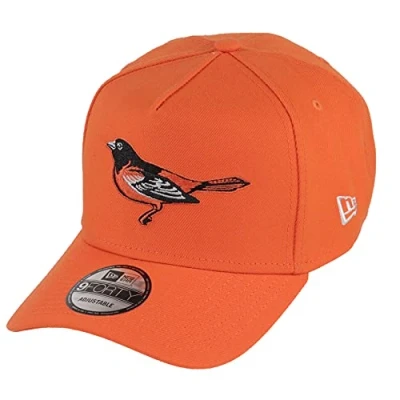 Image of New Era Baltimore Orioles MLB Orange 9Forty A Frame Adjustable Cap One Size
