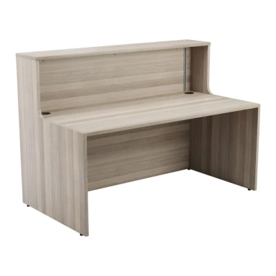 Image of Reception Unit 1600 Grey Oak Sides With Top