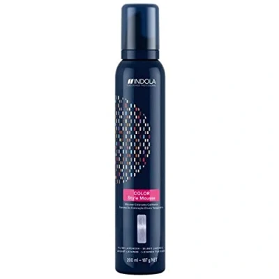 Image of Indola Profession Colour Style Mousse, Silver Lavender