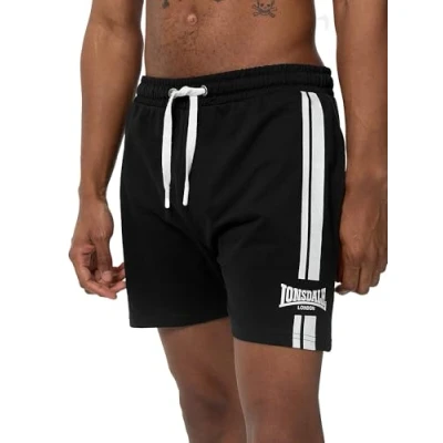 Image of Lonsdale Men&#039;s Ardcharnich Shorts, Marl Grey/Black, XXL