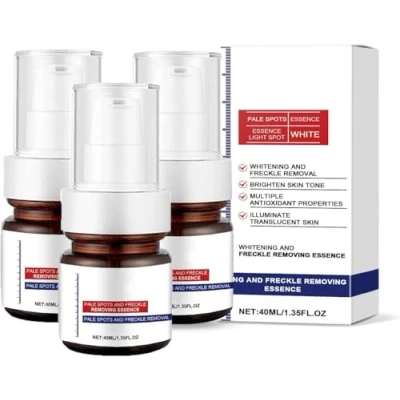 Image of Whitening and Freckle Removing Essence, Anti Spot Serum for Face, Vitamin C Dark Correcting Blemish Serum, Magic Cream (3 PCS)