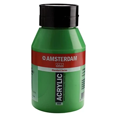Image of Amsterdam Acrylic 1LTR Paint Permanent green light