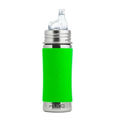 Image of Pura Stainless Sippy Cup Green